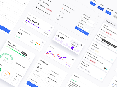 webCRM - Design System back office backoffice dashboard data visualization design system graphs interface system design ui ui ux ux webcrm