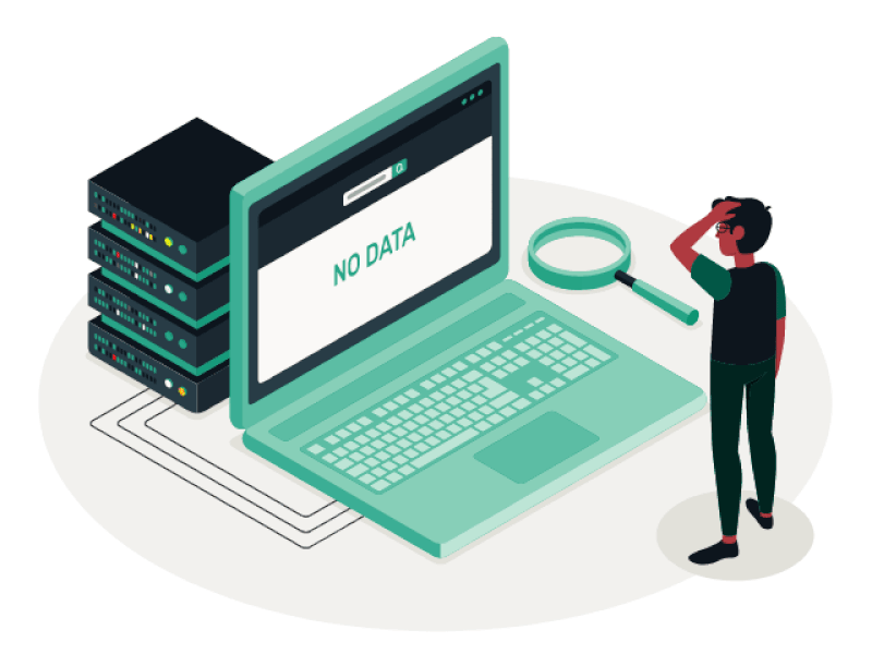 no Data Error error json no data