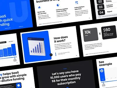 Uptopy Slides business figma finance fintech google slides keynote pitch pitch deck powerpoint presentation presentation design saas saas design slides startup startup presentation trends
