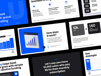 Uptopy Slides business figma finance fintech google slides keynote pitch pitch deck powerpoint presentation presentation design saas saas design slides startup startup presentation trends