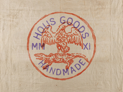 Hous Goods 01 apparel available badge branding crocodile design for sale eagle handdrawn merchandise retro tshirt typography vintage