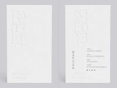 H M U branding business card design embossed embossed lettering graphic design lettering minimalist print design typography white