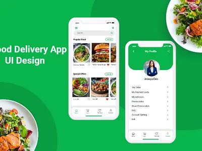 Food delivery app UI design app design mobile app mobile app design mobile application user interface