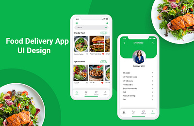 Food delivery app UI design app design mobile app mobile app design mobile application user interface