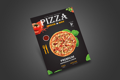 Food menu restaurant flayer cafe present food menu pizza bar restaurant flayer