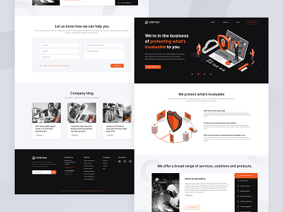 Orping landing landing page