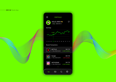 Stock App analytics analytics chart app app design banking daily ui design figma financial app investment investment app mobile stock stock app ui ui design uidesign ux uxui web