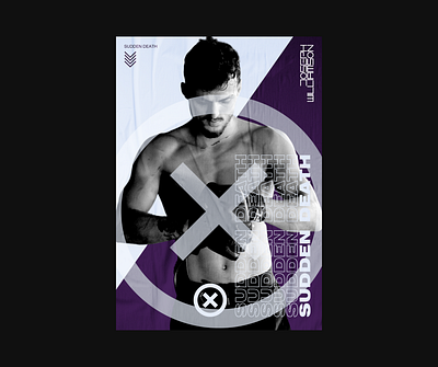 Sudden Death advertising advertising campaign advertising design art direction boxing branding branding and identity branding concept branding design fighting graphic design martial arts mma poster design sports sports design
