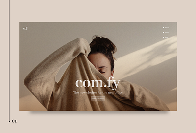 Com.fy / web concept design design minimal typography ui web website