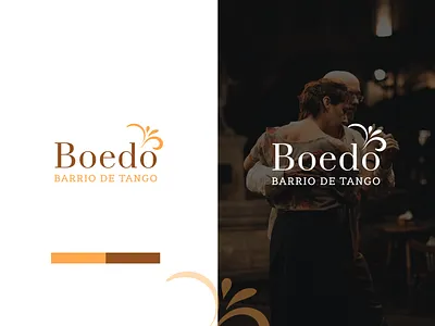 Boedo brand branding design icon logo minimal redesign tango typography vector