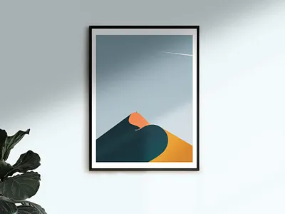 Desert illustration creative creative design design illustration minimal poster poster design