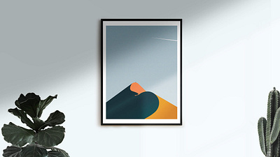 Desert illustration creative creative design design illustration minimal poster poster design