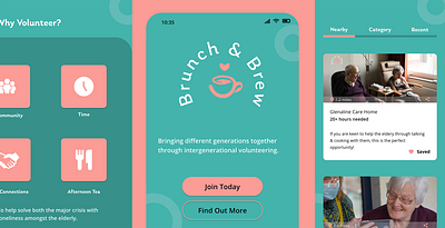 Brunch & Brew figma logo design procreate ui design visual design