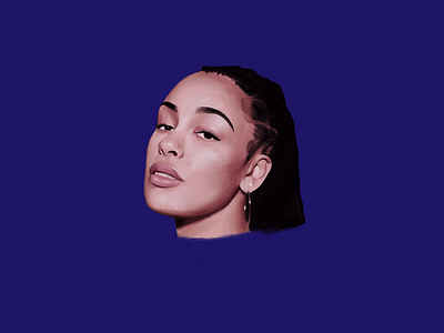 Jorja Smith digital paint digital painting illustration jorja smith portrait procreate