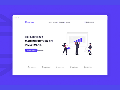 Mentors - Website product design user experience user interface web design website