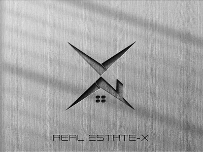 Real Estate-X Mockup estate logo logo design logodesign mock up mockup realestate vector