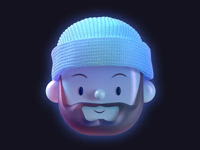 Pixar's Soul Meets Toy Faces | Self-Portrait 3d 3d illustration animation avatar blender c4d character design disney fanart freebie ghost gif illustration motion design movies pixar portrait soul sticker transparency