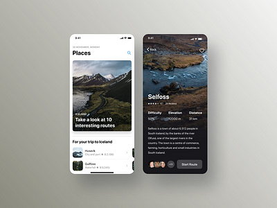 Travel Mobile App app ios ui ux