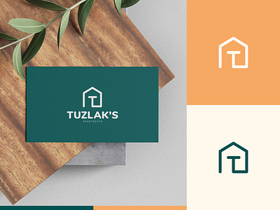 Tuzlak's Apartments Logo Design apartments art direction brand identity branding branding design branding identity clean design house identity letter t lettermark logo logodesign logotype logotypes mark minimalism monogram symbol tuzlaks