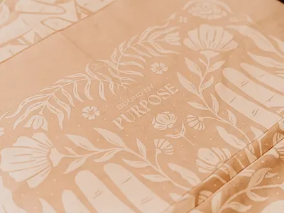 Oath Agency Bandana Illustration bandana drawing flower flowers illustration illustrator purpose