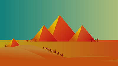 Pyramid design illustration