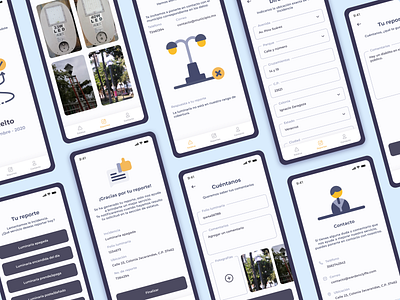 Wardenclyffe - Mobile App figma form luminaries luminary mobile app mobile design reports ui design ux design