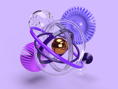 Orbital Abstract Forms 3d 3d art 3dart abstract adobe dimension cgi daily render geometric gfx realistic render