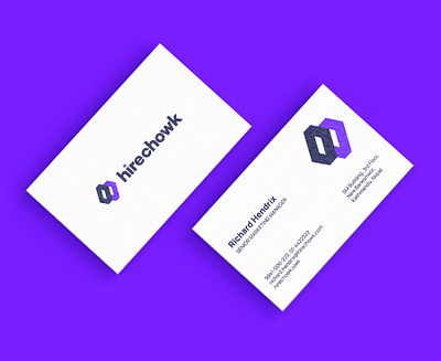 Hirechowk brand identity branding businesscard graphic design visiting card