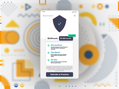 Mobile App Paywall app branding buttons cta cta button design iphone minimal paywall subscribe ui