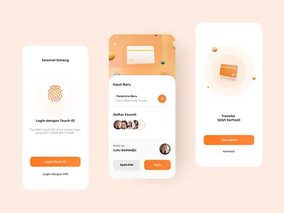 Mobile banking app 3d 3d ui app banking banking app blender minimal mobile mobile app ui uiux