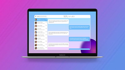 Telegram Glassmorphism adobexd design glassmorphism glassy macbook air telegram uidesign uxdesign