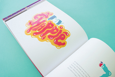 My Chappie Typography - SUGA book series book design branding bright colours fun hand drawn hand lettering handlettering illustration logo playful text type typeface typogaphy typography