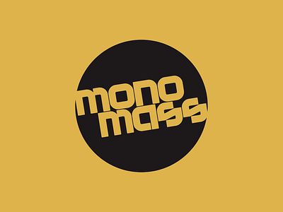 monomass band band logo branding circle logo design identity logo logo design logotype music type typography