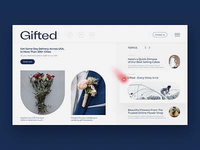 Flower delivery Design delivery flower flower store mobile design uidesign uxdesign website design