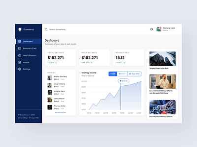 Duweteroz Animation clean dashboard duweteroz elegant finance app finance dashboard finance website financial financial dashboard inspiration light minimal minimal dashboard minimalist money dashboard money web app simple transaction web app website