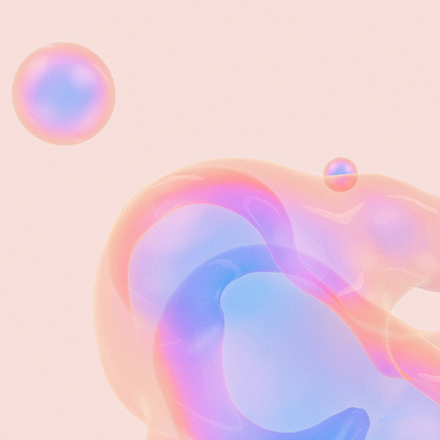 Bubbles design illustration ui