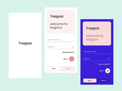 Simple Login best design studio in india branding agency branding design branding identity design agency design studio design studio in india hogoco human interaction design login login flow login page mobile app mobile app design signin signup user experience
