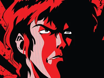 Jubei The Ninja Warrior anime ninja scroll poster screen print