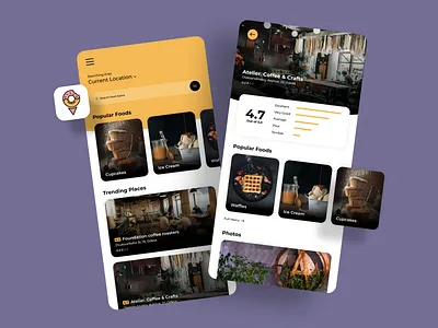 Pastry Searching App Design app app design dailyui figma food mobile app ui uidesign webdesign
