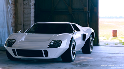 Ford GT 40 Render blender design illustration product render