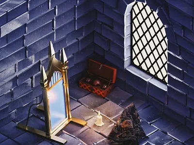 Hogwarts Chamber design illustration ui vector