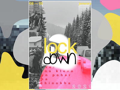 UA lockdown 2021 in Bukovel design poster