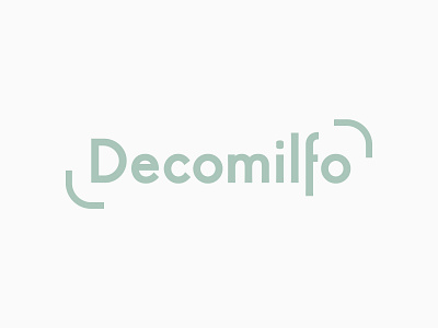 Decomilfo logo branding design interiordesign logo logo design logodesign logotype vector