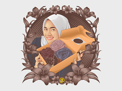 Vector Art 2 afifmdc cartoon design gift illustraion vector vector artwork vector face vector tracing vectorart
