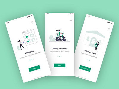 Onboarding Screens application ui design mobile design mobile ui ui uidesign uiux design ux design