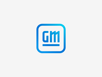 General Motors re-rebranding branding branding concept car general motors gm gradient icon design lettermark lettermarklogo logo logo design logo designs logodesign logomark logotype logotype designer monogram motoring rebranding vibrant