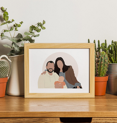 Family Illustration branding design design art family family portrait illustration