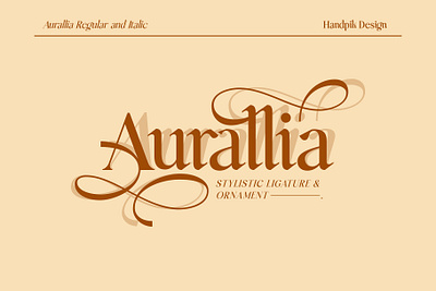 Aurallia font decorative display font elegant elegant design elegant font font awesome font design handpik illustration lettering serif font typogaphy