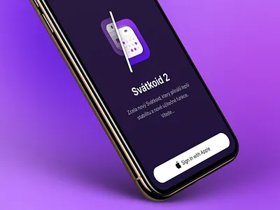 Sign in app appe id button icon intro ios iphone onboarding sign in ui