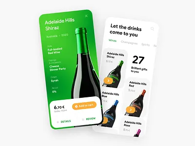 Secret File Ninety Five 3d animation app app design application blender blender3d drink green illustraion illustration market marketplace minimal product design store ui uiux visualization wine